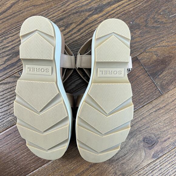 Sorel JOANIE IV ANKLE - Honest sandals Leather suede Sz8 - Picture 8 of 10